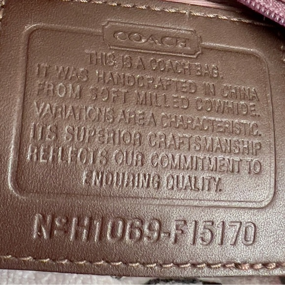 Coach Penelope Brown Pebble Leather Shoulder Handbag (gently loved❤️‍🩹 ) - Picture 5 of 11